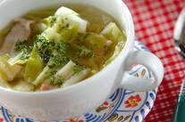 春キャベツのコンソメスープ