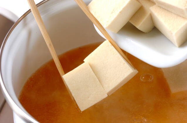 エンドウ豆の卵とじの作り方の手順4