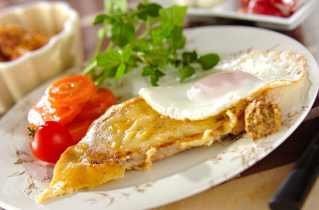 豚肉のこんがりチーズ焼き