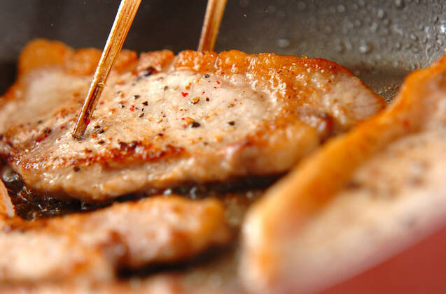 豚肉のこんがりチーズ焼きの作り方の手順4