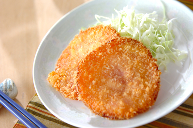 懐かしの チーズ入りハムカツ 副菜 のレシピ 作り方 E レシピ 料理のプロが作る簡単レシピ