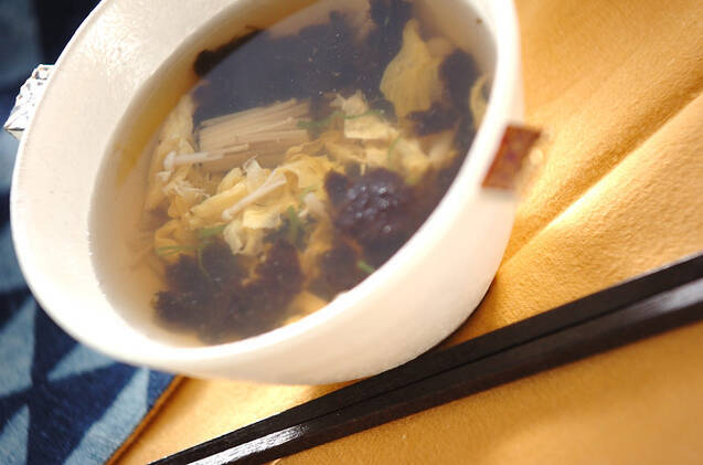 磯の香り卵スープ