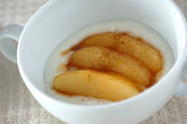 炒めリンゴヨーグルト