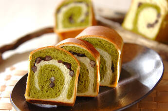 抹茶のうずまきパン