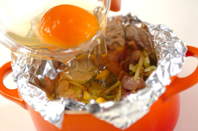 キャベツのココット焼きの作り方の手順3