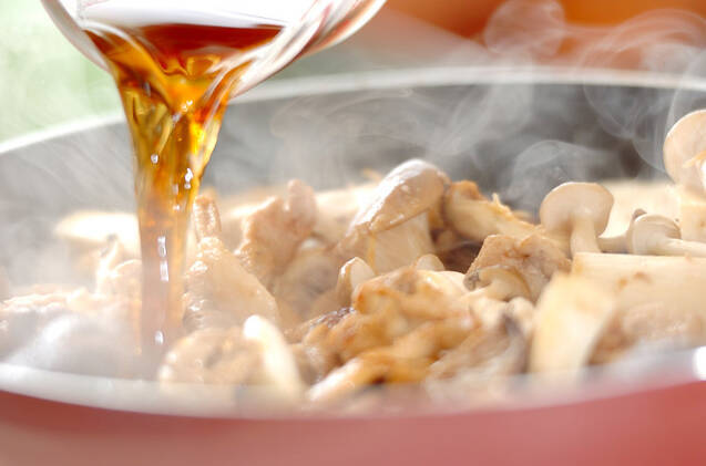 キノコと豚肉の旨味炒めの作り方の手順8