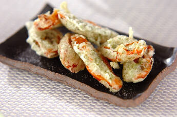 ゴボウ天の天ぷら