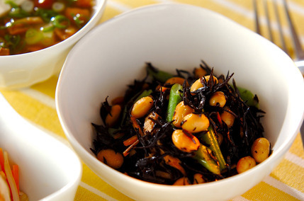 ヒジキと大豆の煮物