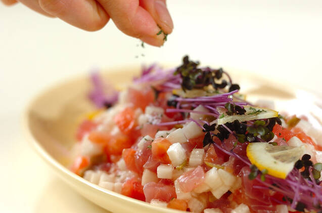 マグロと長芋のタルタルの作り方の手順8