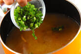 ナメコのみそ汁の作り方3