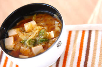 キャベツのみそ汁