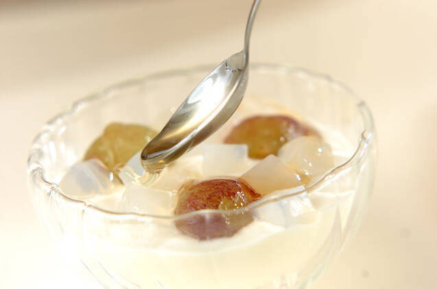 ブドウナタデココヨーグルトの作り方の手順3