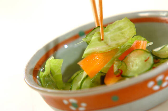 キャベツの浅漬けの作り方の手順7