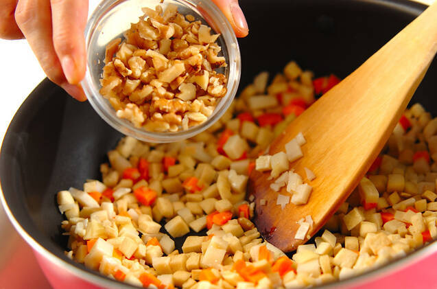 高野豆腐みその玄米レタス包みの作り方の手順7