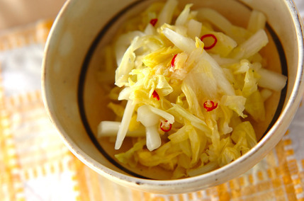 白菜のゴマ油風味和え