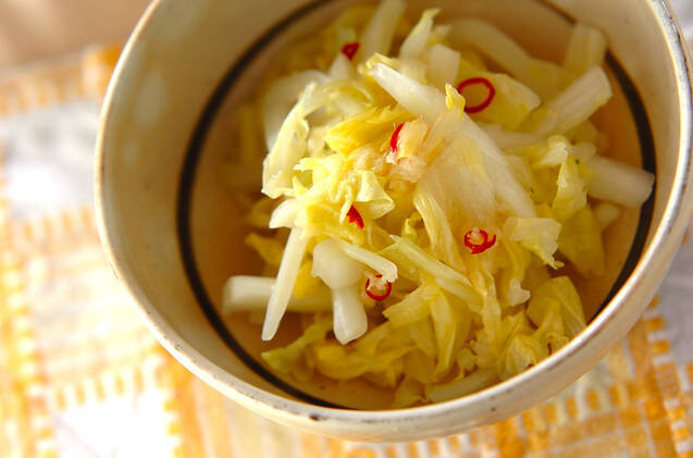 白菜のゴマ油風味和え