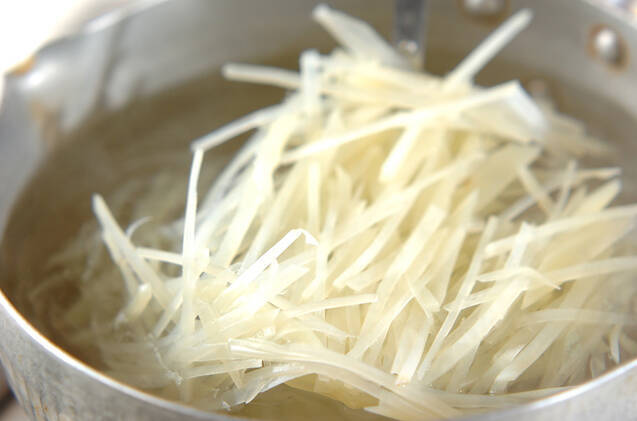 ジャガイモと大葉のせん切りサラダの作り方の手順4