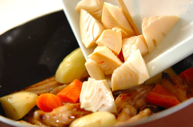 手羽中のオイスター炒め煮の作り方の手順6