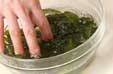 ワカメのゴマ酢の下準備1