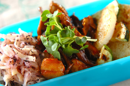 マイタケのすきやき風