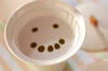 ココナッツ汁粉抹茶ソースの作り方の手順