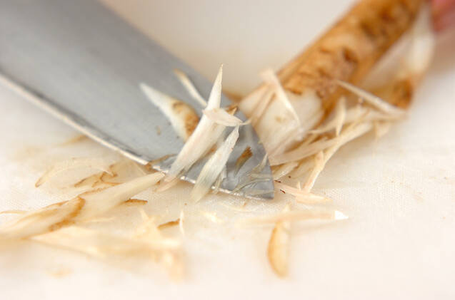 サンマの炊き込みご飯の作り方の手順2