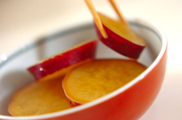 サツマイモのハニージンジャー煮の作り方の手順4