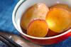 サツマイモのハニージンジャー煮の作り方の手順