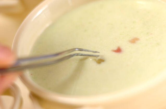 エンドウ豆のポタージュの作り方の手順5