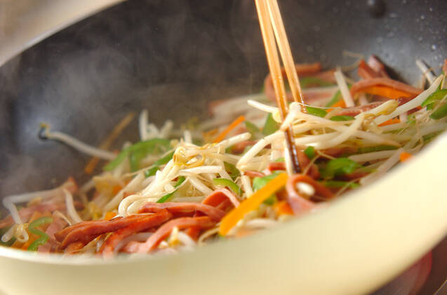 焼豚入りビーフンの作り方の手順7