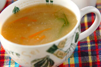 残り野菜のみそ汁