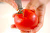 トマトの大葉和えの作り方の手順1
