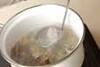 アサリの豆乳汁の作り方の手順2