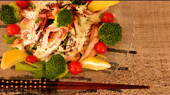 ソフトイカのサラダ