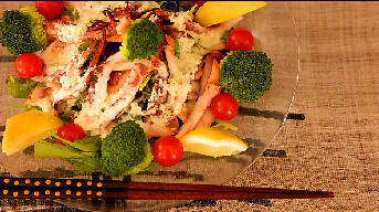 ソフトイカのサラダ