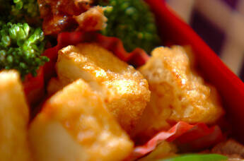 厚揚げのしょうゆマヨネーズ焼き