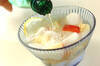白玉とフルーツのデザートの作り方の手順7