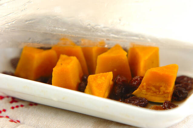 カボチャレーズンの作り方の手順2