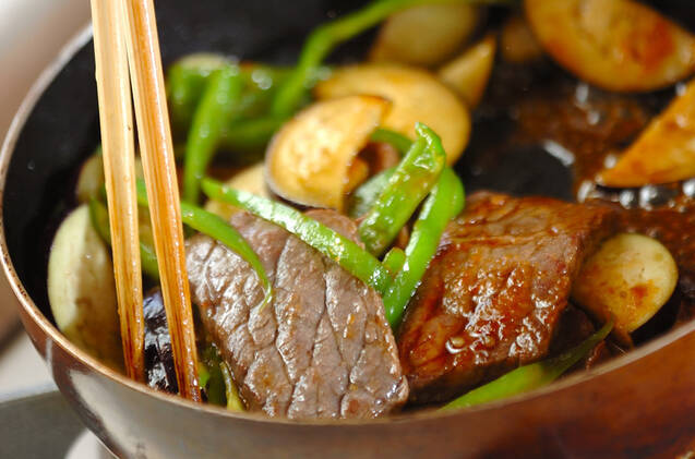 焼き肉炒めの作り方の手順2