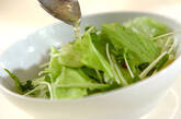 レタスを使い切ろう 簡単サラダ 5分で完成 ドレッシングも自家製 シャキッと食感の作り方1