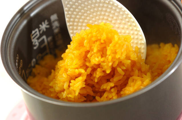 ターメリックライスの作り方の手順4