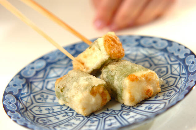 大葉巻きひとくち揚げだし豆腐の作り方の手順6