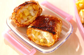 油揚げの焼きにぎり