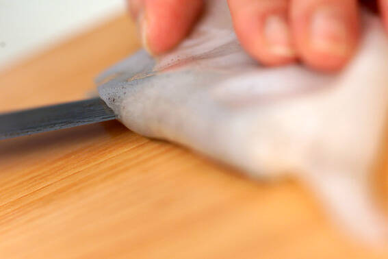 イカだんごそばの作り方の手順1