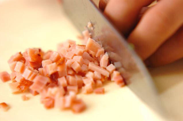 レタス包み納豆チャーハンの作り方の手順3