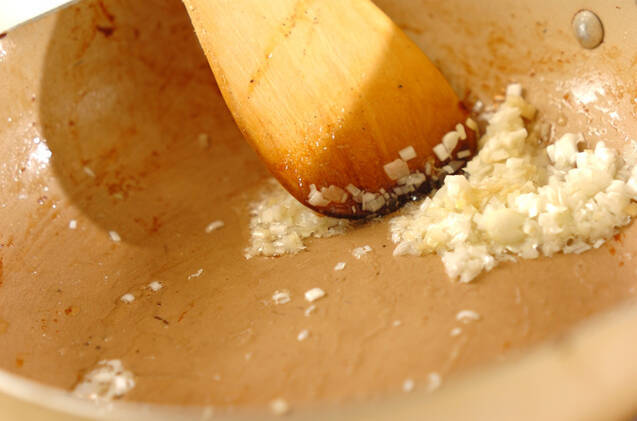 レタス包み納豆チャーハンの作り方の手順7