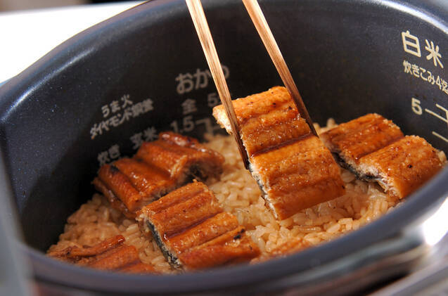 蒲焼のタレで！簡単ウナギの炊き込みご飯の作り方の手順4