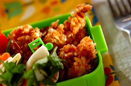 フルーツグラノーラのサクサク唐揚げ