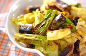 春キャベツのサーディン炒め