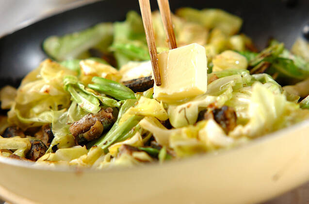 春キャベツのサーディン炒めの作り方の手順4